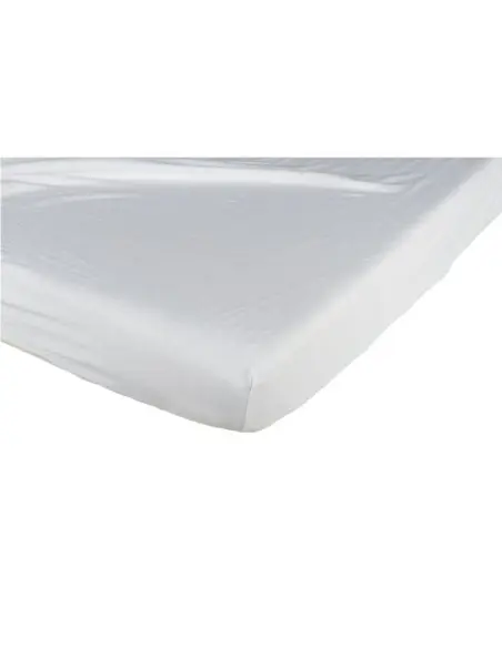 Candide white cotton fitted sheet 60 x 120 cm