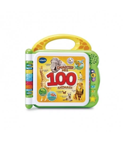 Vtech mon imagier bilingue - mes 100 endroits préférés - livre interactif  cadeau