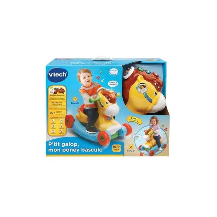 Porteur P'tit Galop Mon Poney Basculo (12-36 Mois) VTECH
