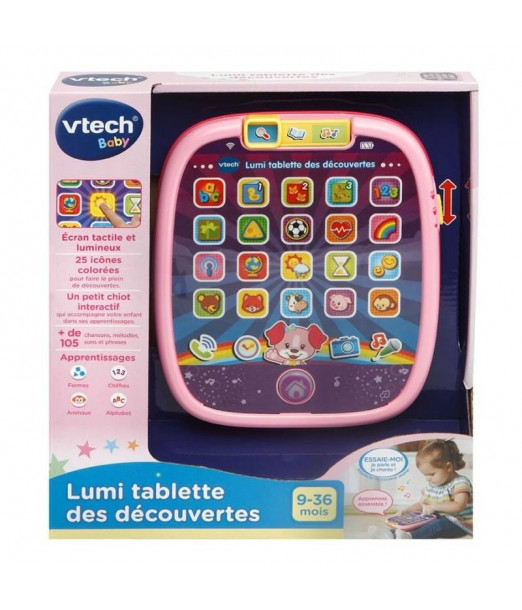 Lumi Tablette Des Découvertes 9-36 Mois Rose VTECH 2