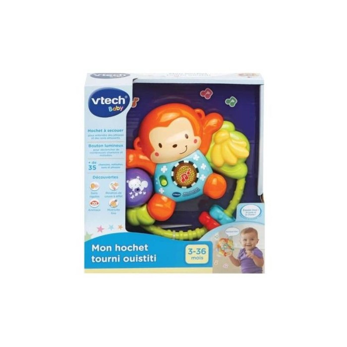 Hochet Tourni Ouistiti 3-36 Mois VTECH