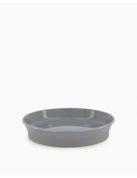 Assiette 6m+ Twistshake - Gris