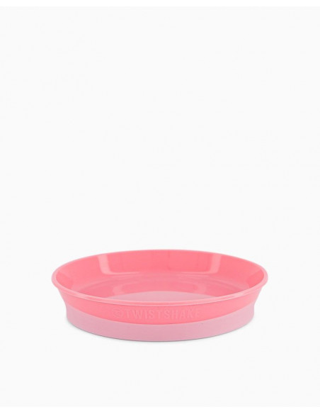 Assiette 6m+ Twistshake - Rose