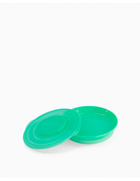Assiette 6m+ Twistshake - Vert