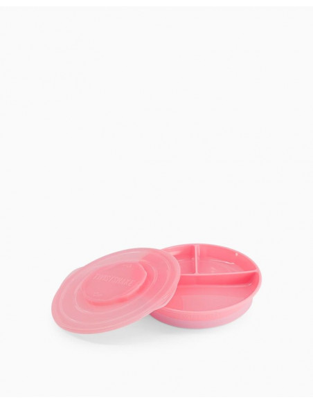 Assiette Divisée 6m+ Twistshake - Rose