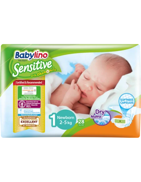 Babylino diapers size 1 (2-5 kg) 28 units