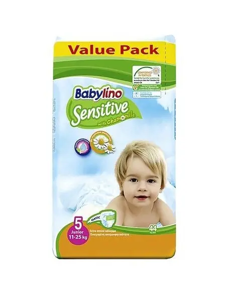 Babylino diapers Size 5 (11-16 kg) 44 units