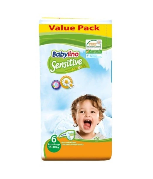Babylino diapers size 6 (13-18 kg) 40 units