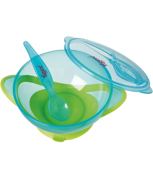 Suction bowl with spoon from 6 months Tigex