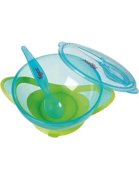 Suction bowl with spoon from 6 months Tigex