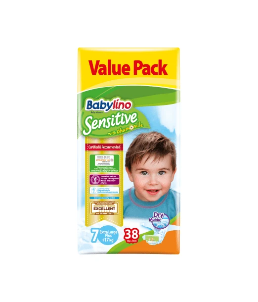 Babylino diapers Size 7 (17 kg+) 38 units