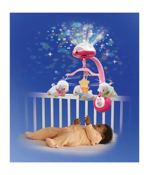 Lumi Mobile Compte-Moutons Rose 0-3 mois VTECH 2