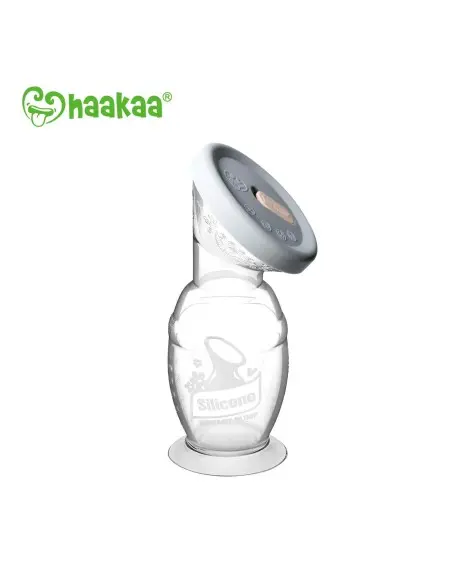 Grey Silicone Cap for Haakaa milk collector — photo 3