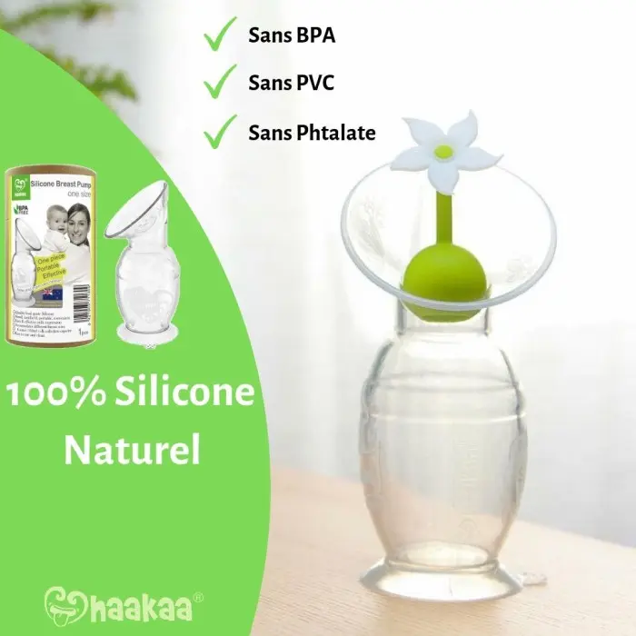 Bouchon Recueil Lait Petite Fleur Silicone Haakaa