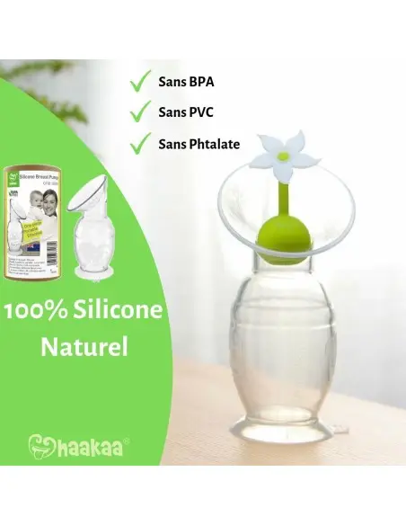 Little Flower silicone milk collection cap Haakaa — photo 2