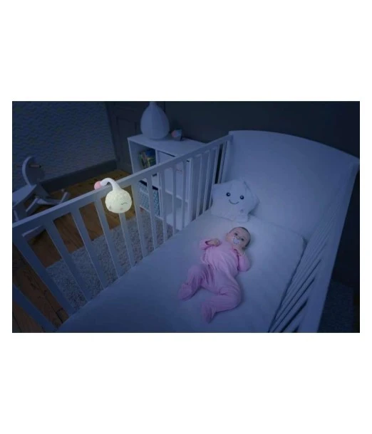 Badabulle portable night light Sheep Lily Pink 2