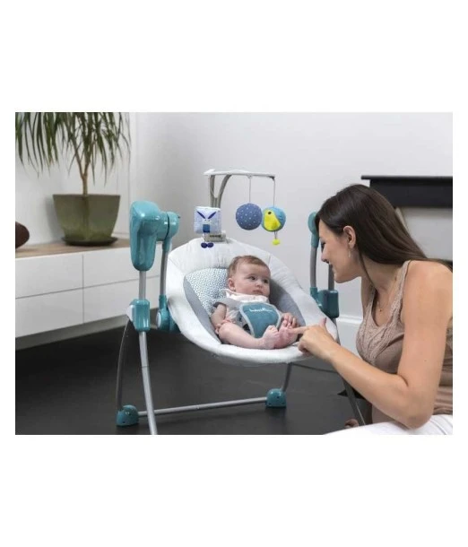 Babymoov Swoon Bubble petrol baby swing 2