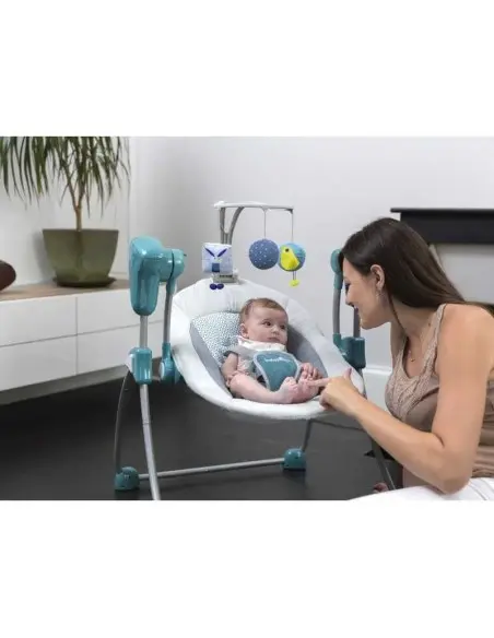 Babymoov Swoon Bubble petrol baby swing — photo 2