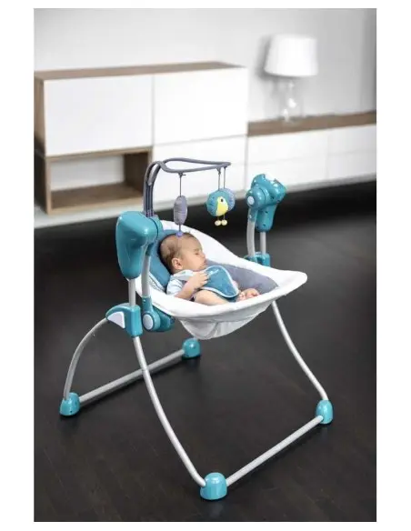 Babymoov Swoon Bubble petrol baby swing — photo 5