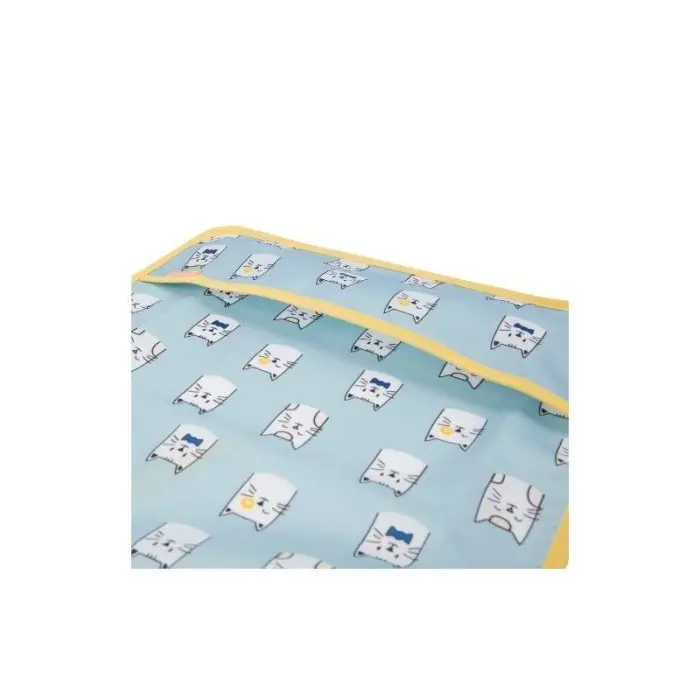 Bavoir Manches Longues Bleu Badabulle