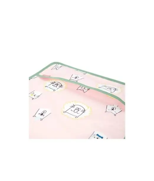 Bavoir Manches Longues Rose Badabulle 2