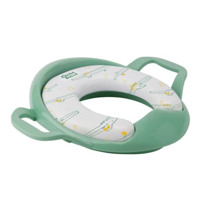 Réducteur De Toilette Avec Poignée Vert Badabulle