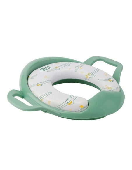 Réducteur De Toilette Avec Poignée Vert Badabulle