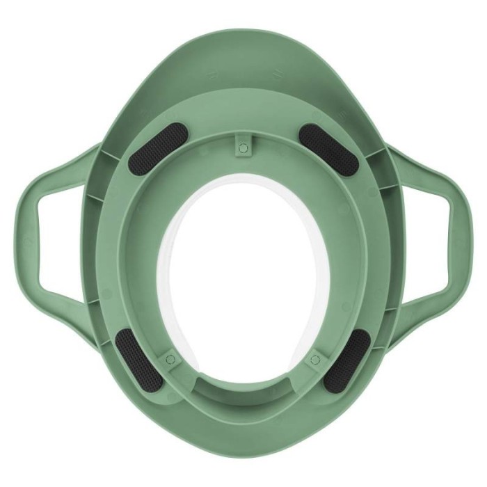 Réducteur De Toilette Avec Poignée Vert Badabulle