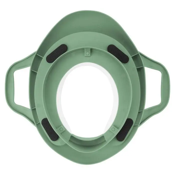 Réducteur De Toilette Avec Poignée Vert Badabulle