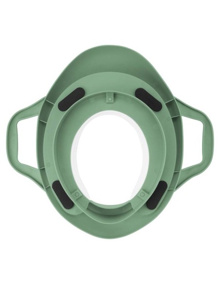 Réducteur De Toilette Avec Poignée Vert Badabulle