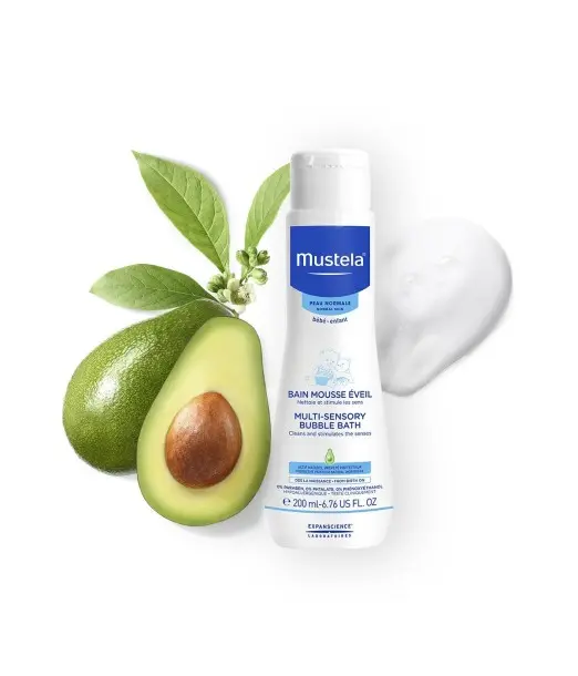 Bain Mousse Eveil Mustela 200ml Cheveux & Corps - Mustela Maroc