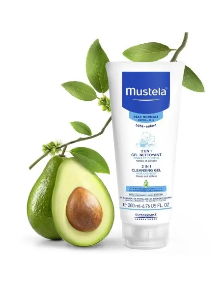 Mustela Gentle cleansing gel for hair and body 200ml