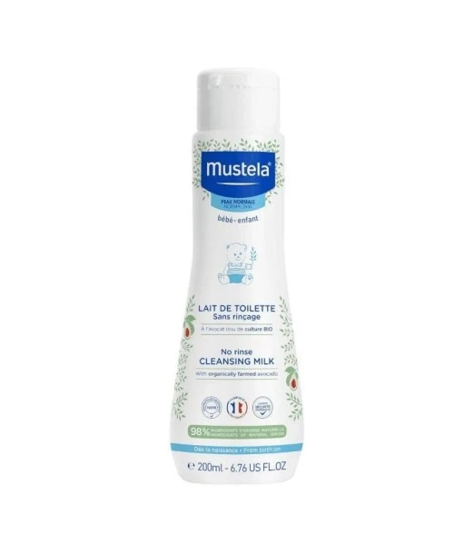 Lait de toilette sans rinçage Mustela 200ml