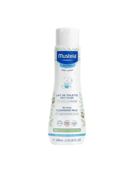 Lait de toilette sans rinçage Mustela 200ml