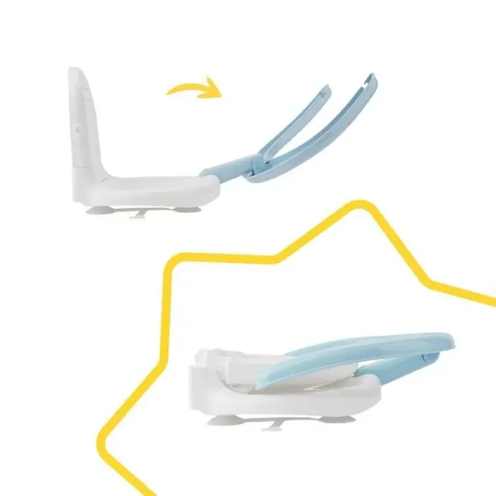 Fauteuil De Bain Pliable Bleu Badabulle