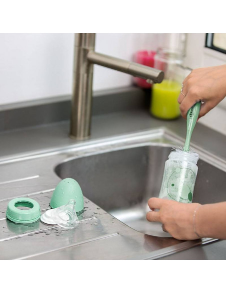 Goupillon Vert Pour Biberon Et Tétine Badabulle