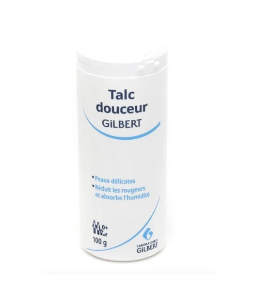 Gilbert gentle talc powder dispenser bottle 100g