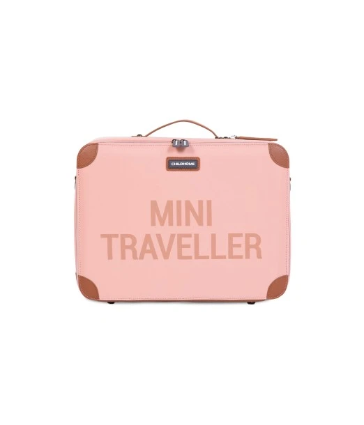 Children's suitcase Mini Traveller Copper Pink