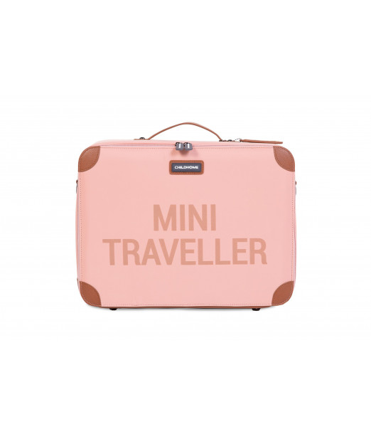 Valise Enfant Mini Traveller Rose Cuivre