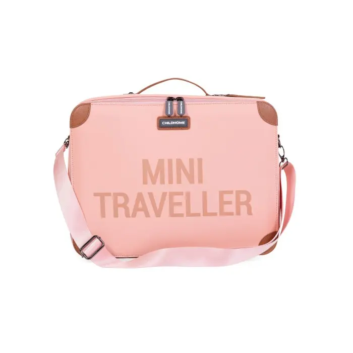 Valise Enfant Mini Traveller Rose Cuivre