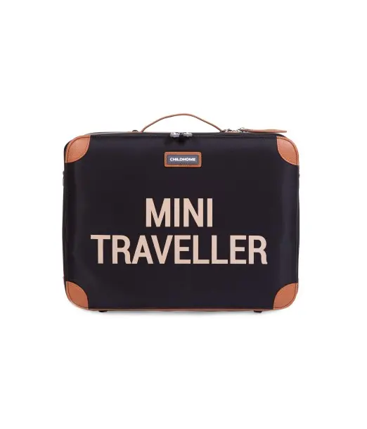 Valise Enfant Mini Traveller Noir / Or