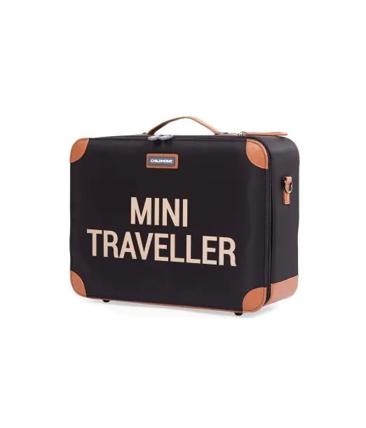 Valise Enfant Mini Traveller Noir / Or 2