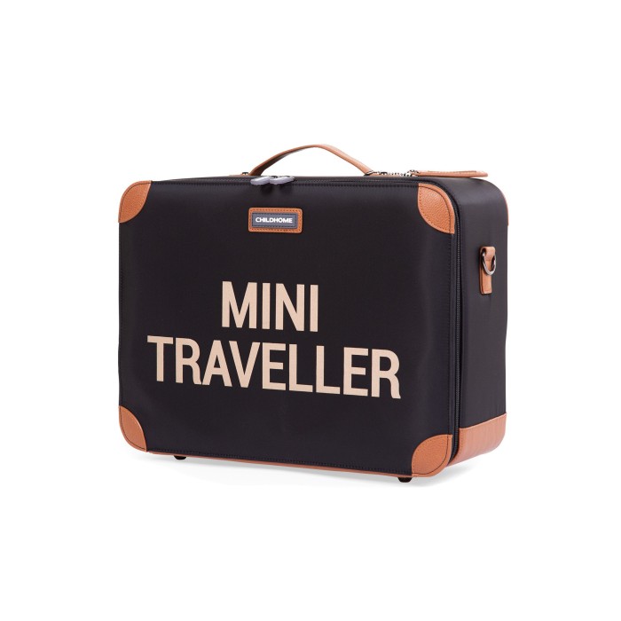 Valise Enfant Mini Traveller Noir / Or