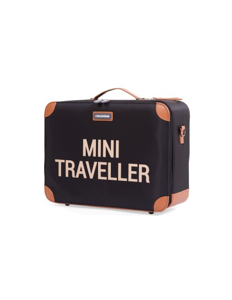 Valise Enfant Mini Traveller Noir / Or