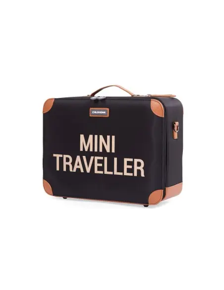 Valise Enfant Mini Traveller Noir / Or