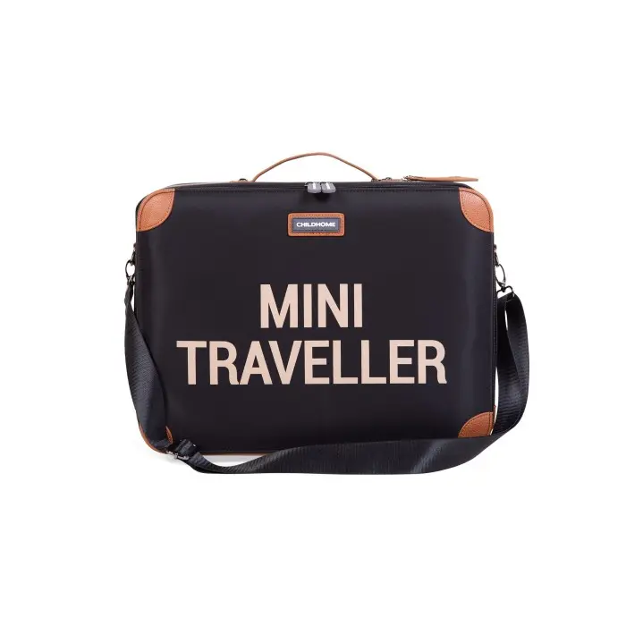 Valise Enfant Mini Traveller Noir / Or