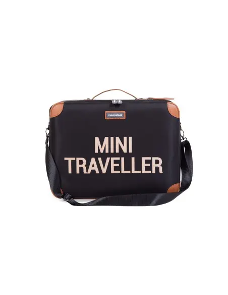 Valise Enfant Mini Traveller Noir / Or