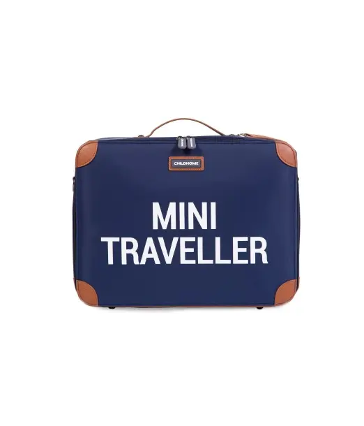 Valise Enfant Mini Traveller Navy Blanc