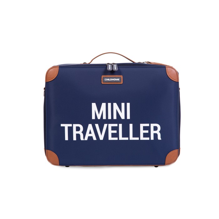Valise Enfant Mini Traveller Navy Blanc