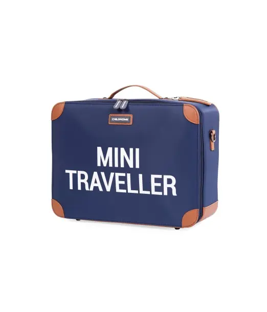 Valise Enfant Mini Traveller Navy Blanc 2